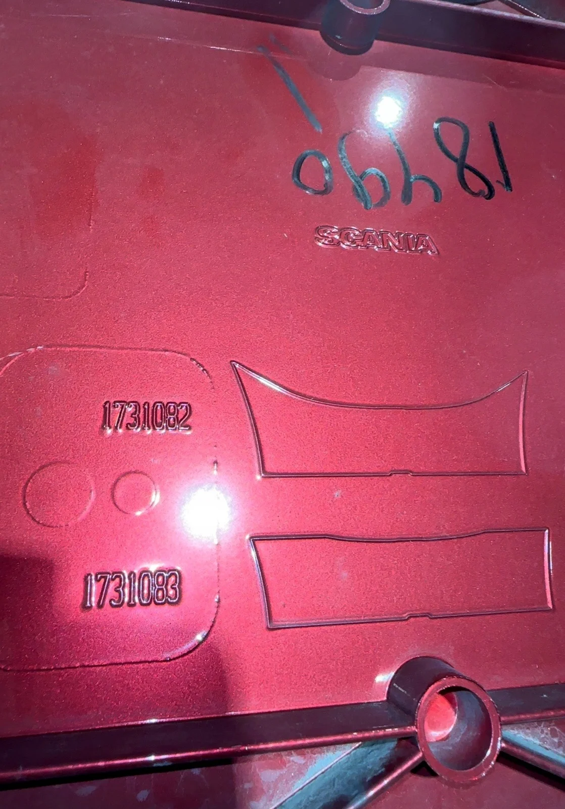 Scania Spoiler tetto 1731082