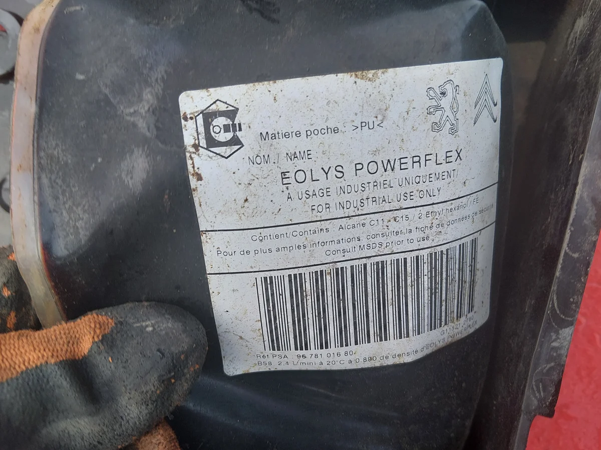 Bränslepump FAP-filter Peugeot Citroen 9658411580