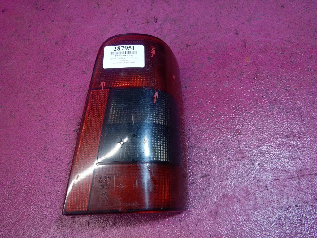 Citroen Berlingo 96-02 Lampada Posteriore Destra 9625292180