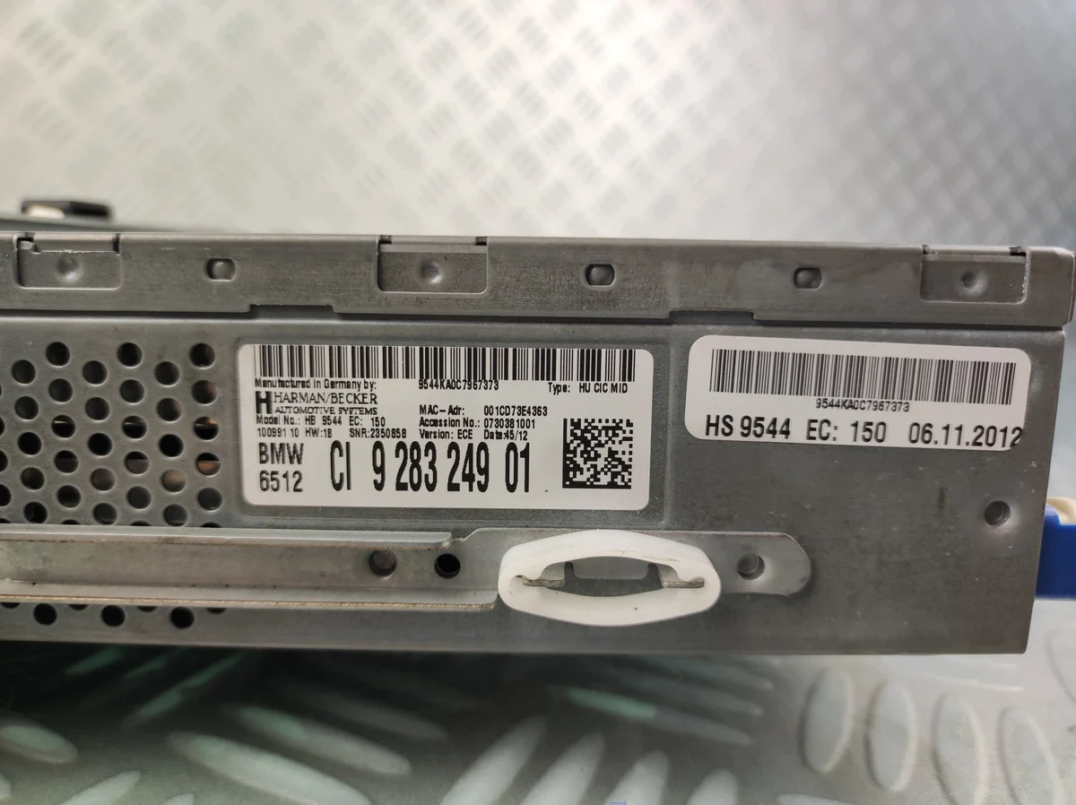 Radio CIC Reader BMW X1 E84 9283249 image 6