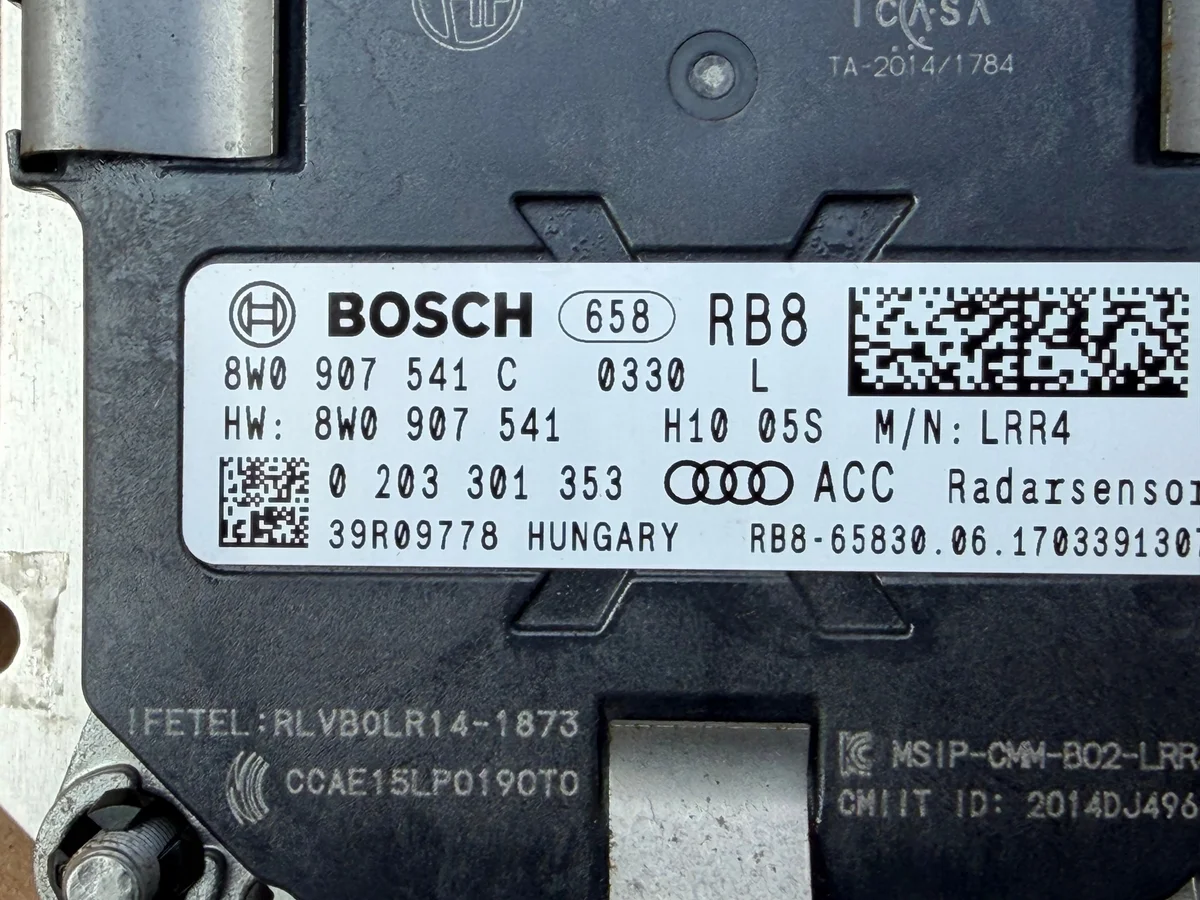 Radar Distronic Audi 8W0907541C image 5