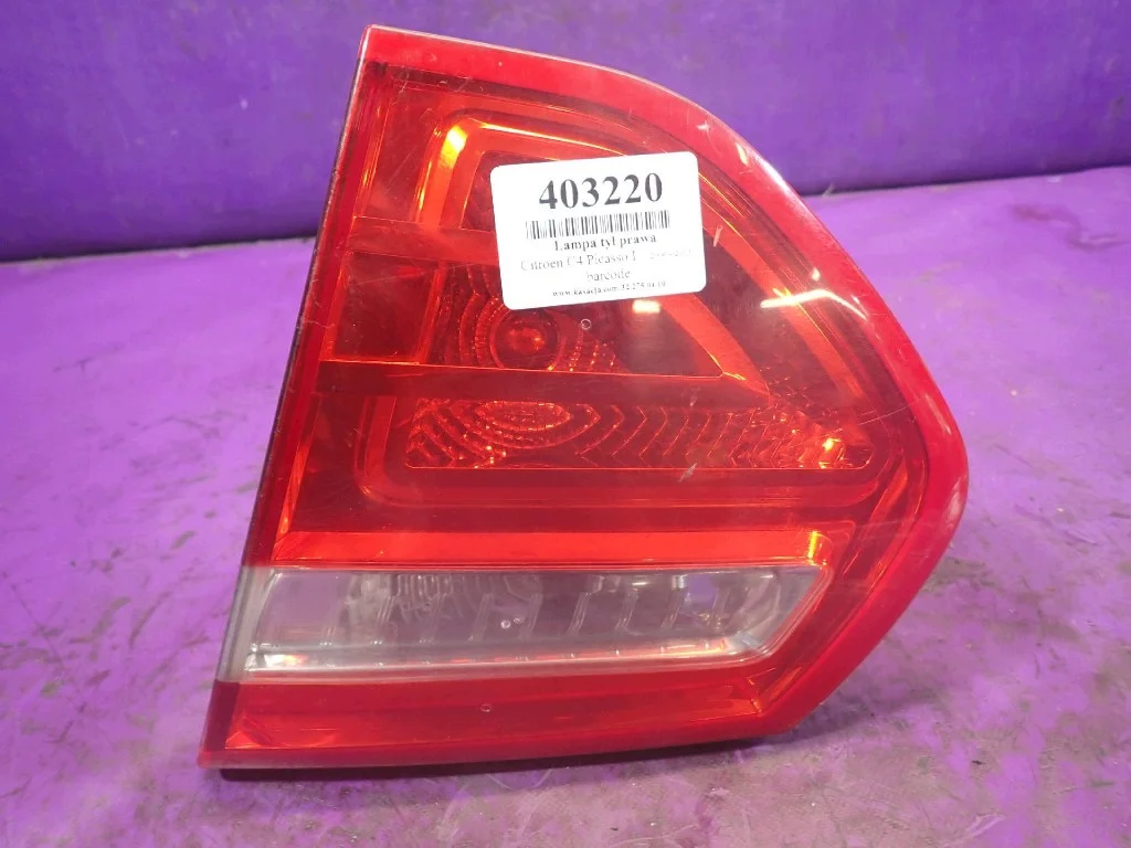 Rear Light Right Citroen C4 Picasso 9653547677