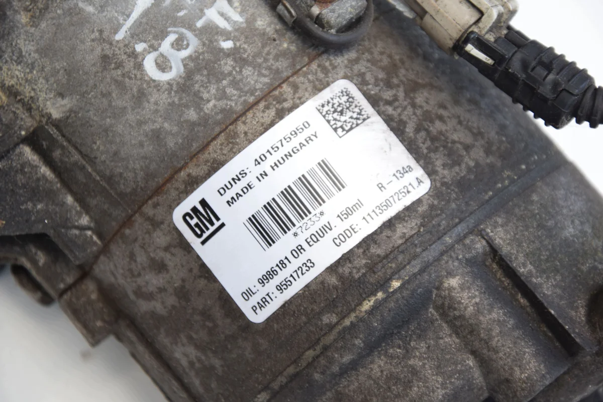 Air Conditioning Compressor Opel Zafira B Astra H 1.6 1.8 13124750