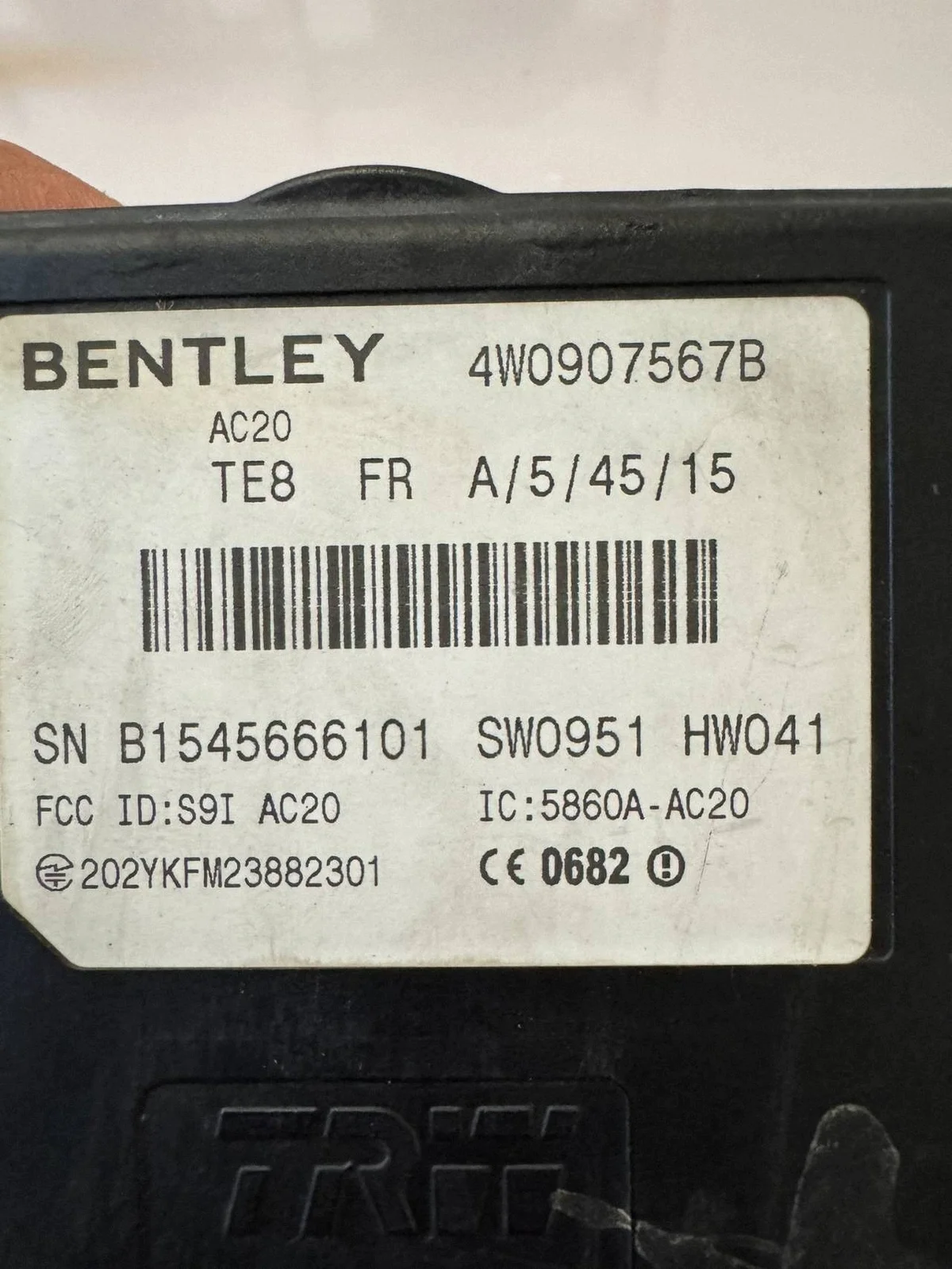 Radar avant Bentley Continental 4W0907567B image 6