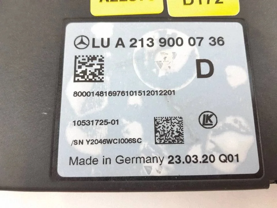Centralita de encendido Mercedes-Benz GLC X253 A2139000736