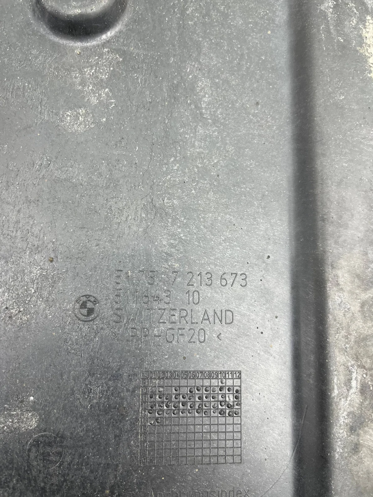 Suojus alaosa vasen BMW X3 F25 7213673 image 4