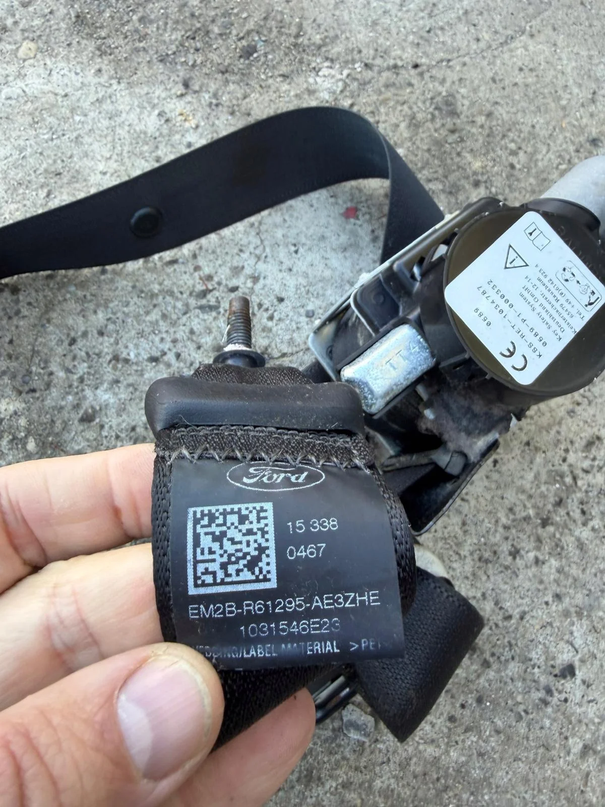 Cinto de Segurança Ford S-MAX MK2 GALAXY MK4 EM2B-R61295-AE3ZHE