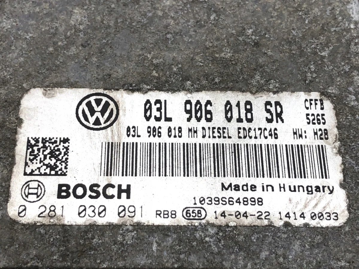 Ohjausyksikkö Škoda Superb II 2.0 03L906018SR image 4