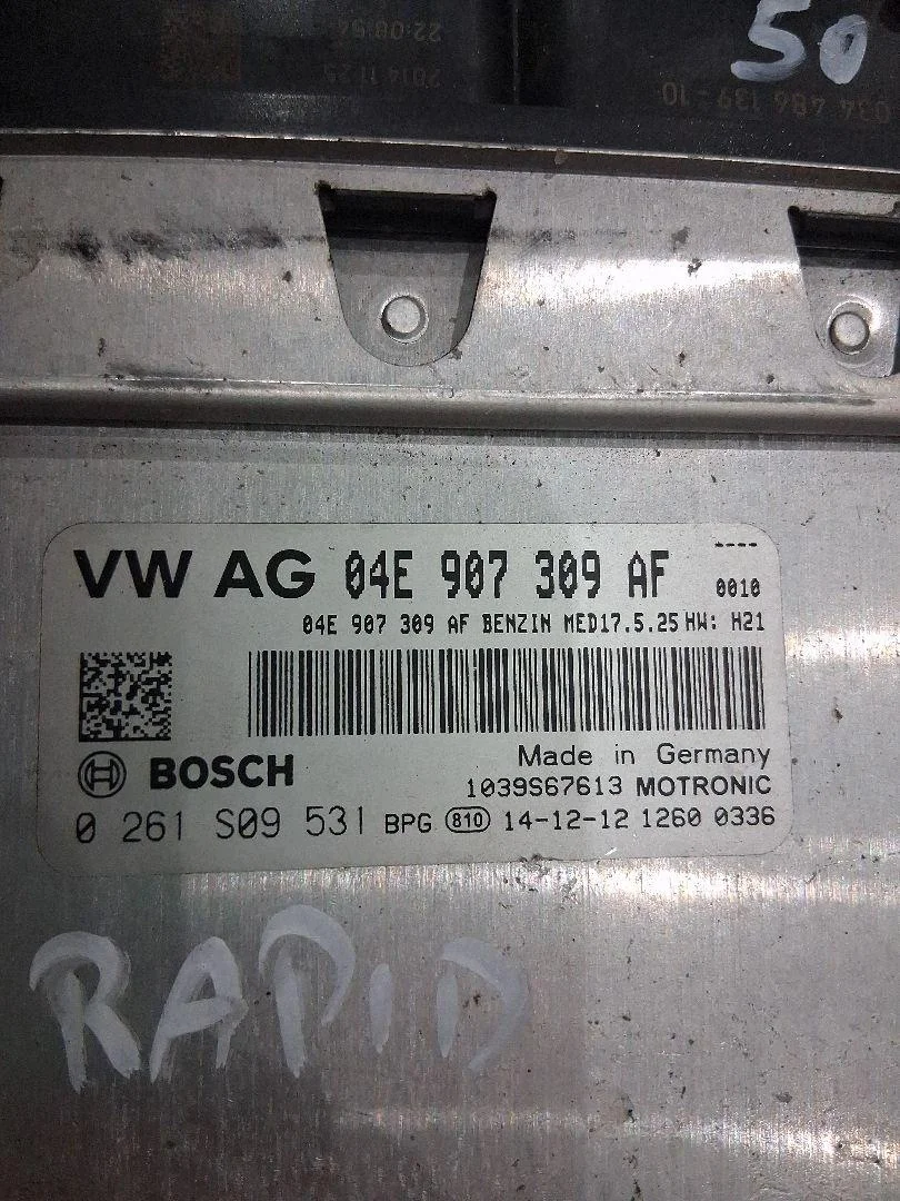 Regeleenheid Skoda Rapid 04E907309AF