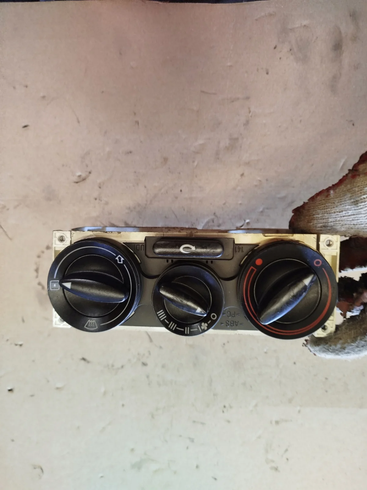 Audi A3 8L Panneau de commande de ventilation 8L0819045A