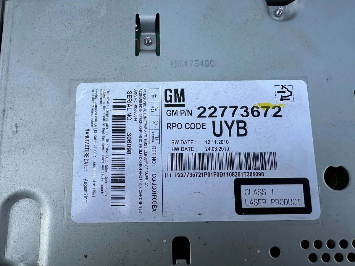 Radio CD300 Opel Astra J 22773672