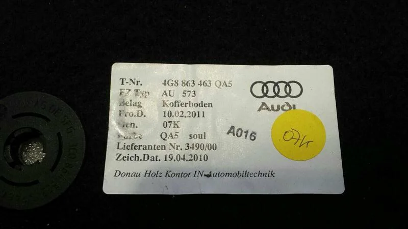 Cubierta Maletero Audi A7 4G8863463 image 3