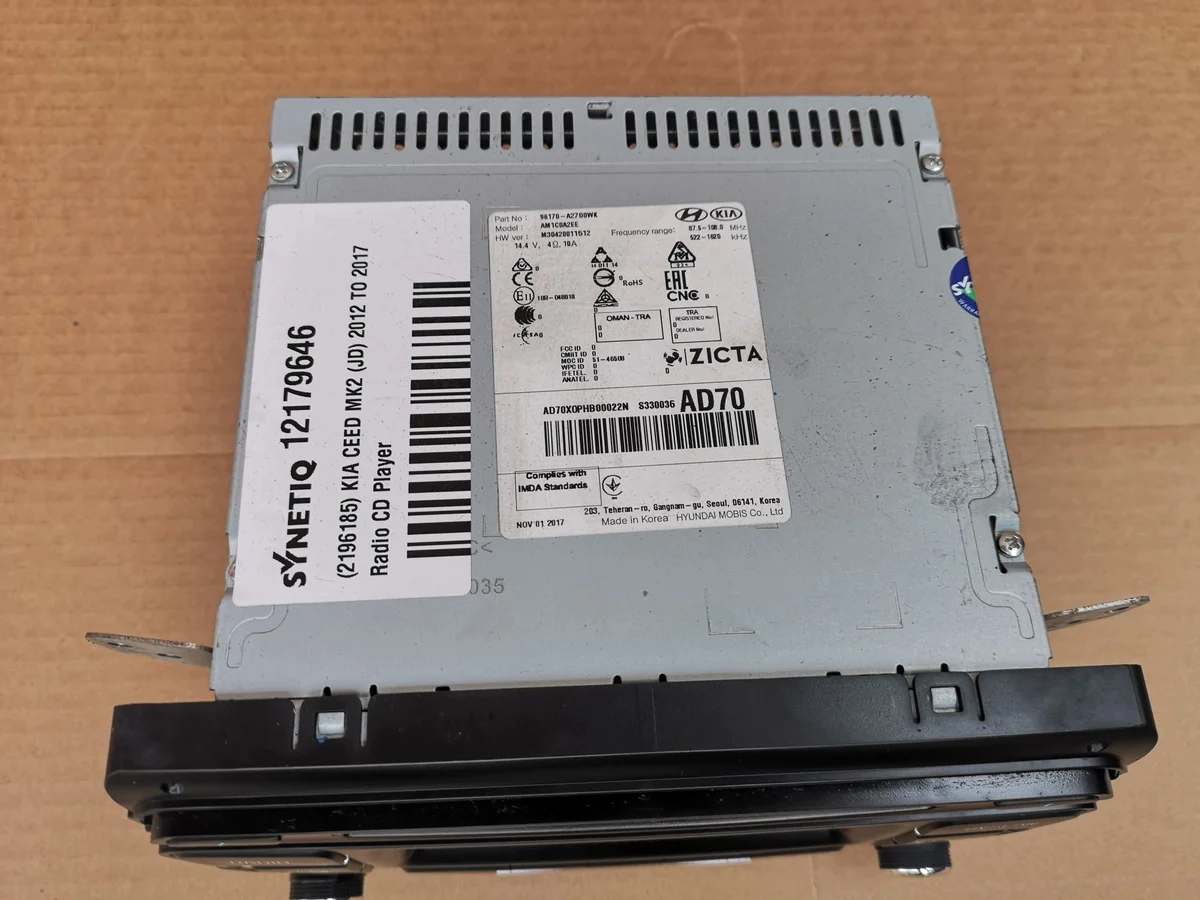 KIA CEED II 96170-A2700WK Autoradio Usato thumbnail 3