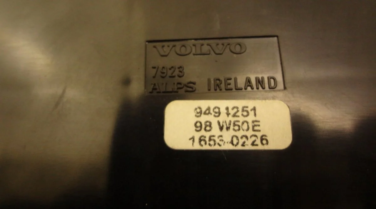 Lämmityksen ohjauspaneeli Volvo S80 9494251 thumbnail 5