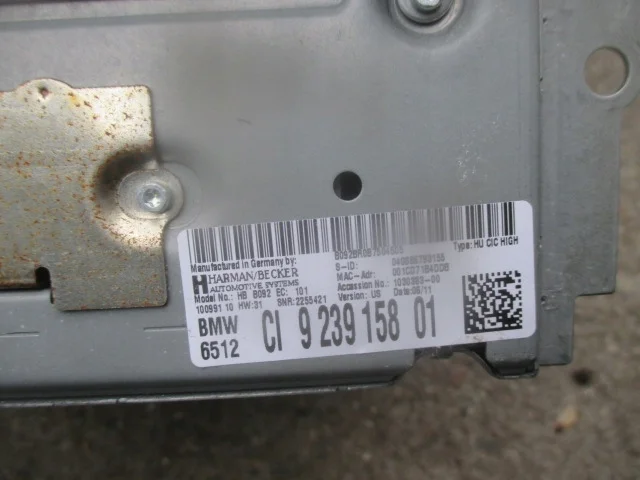 BMW F10 F11 Radio-navigaatiolukija 9239158