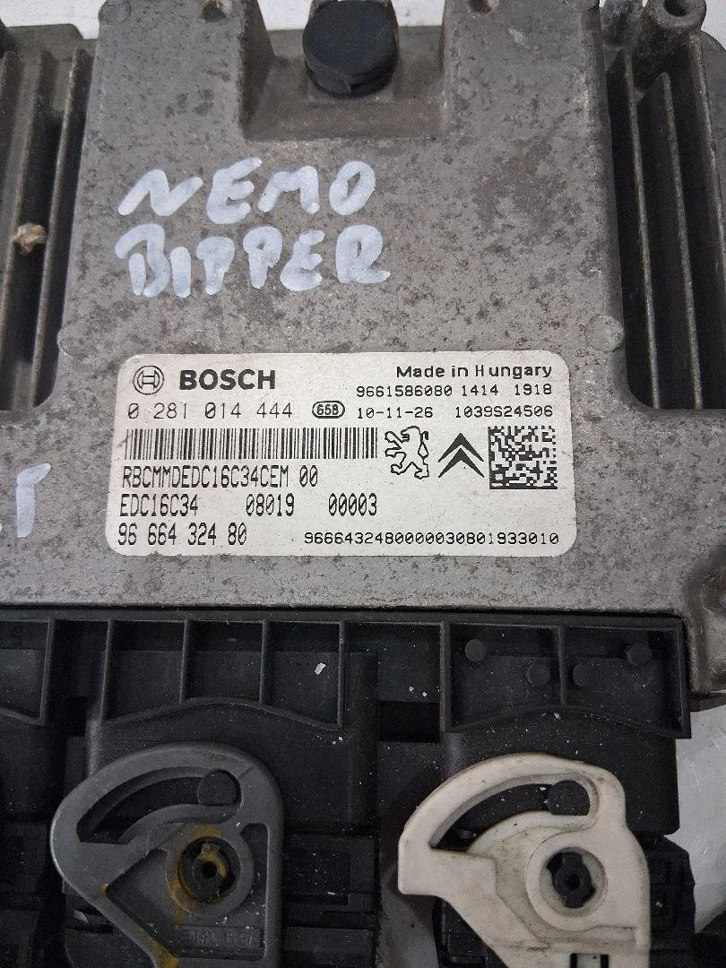 Steuergerät EDC16C34 Peugeot Bipper Nemo 9666432480
