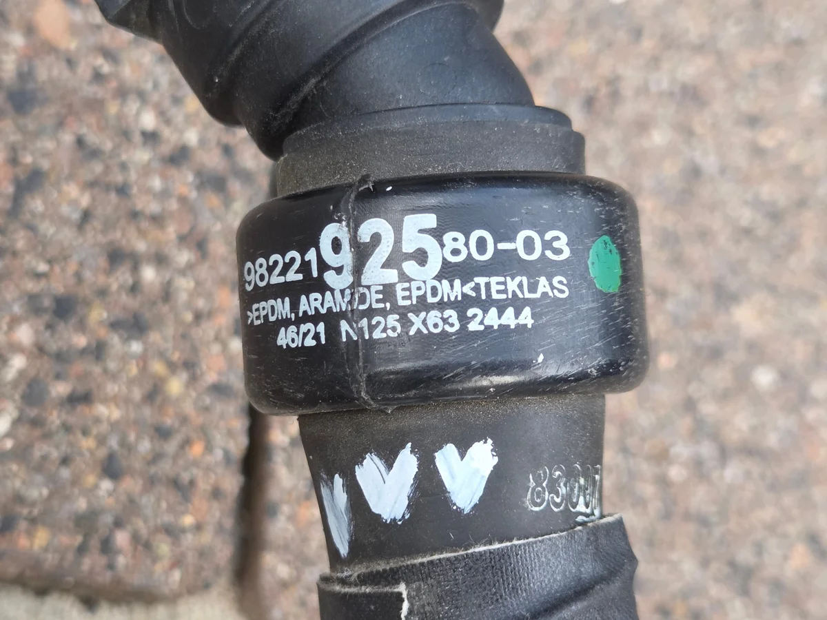 Peugeot 3008 II 5008 II Vesiputki 9822192580 image 3