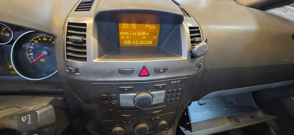 Écran radio Opel Zafira B CD30 MP3 13190742