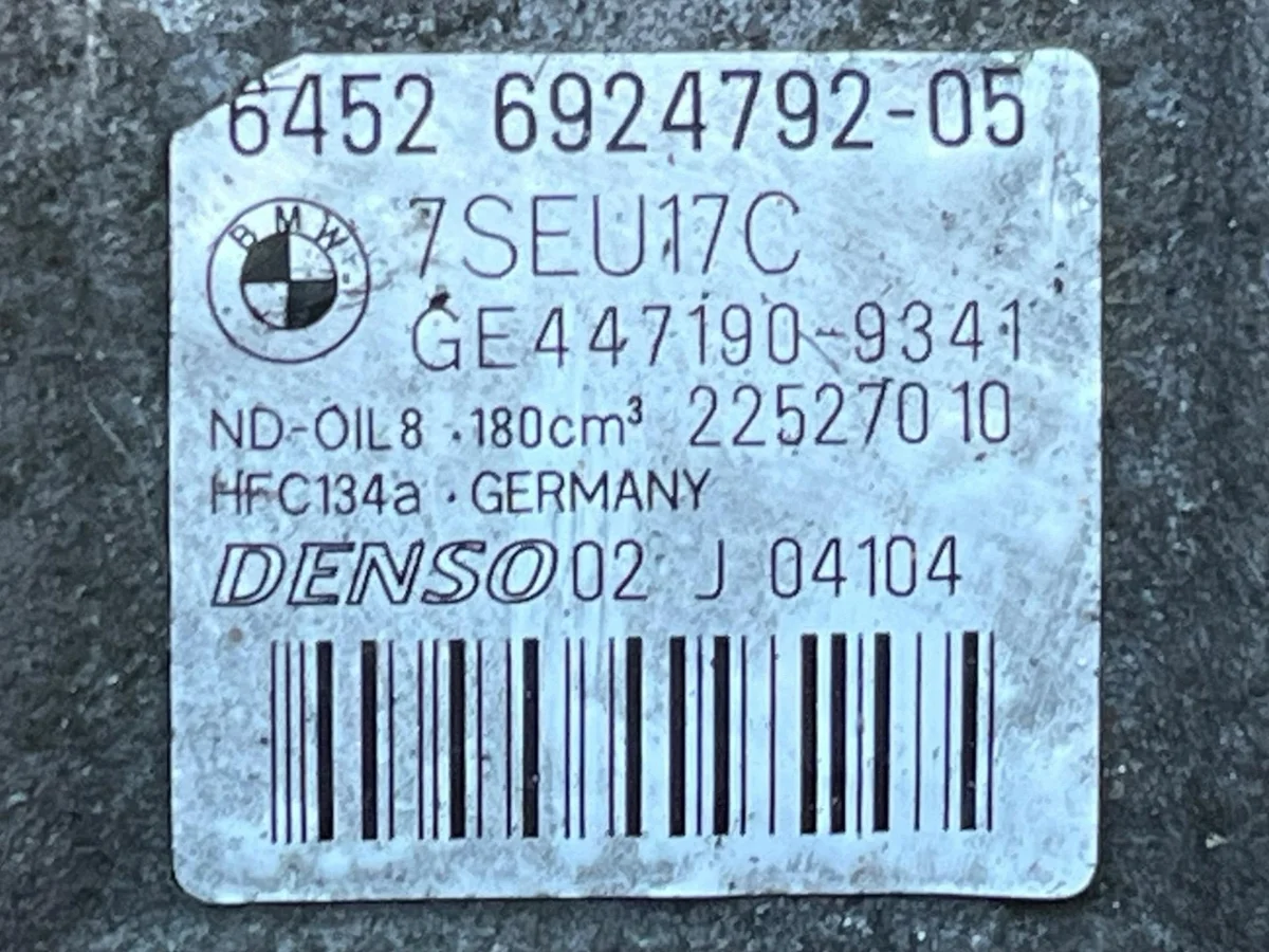 Airconditioning compressor BMW 3 E90/E91 6924792 thumbnail 6
