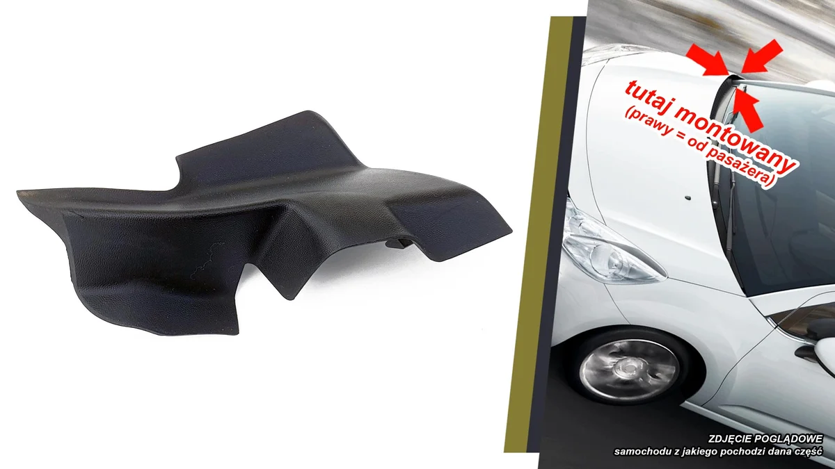 Citroen C3 II Right Hood Cover KD7074