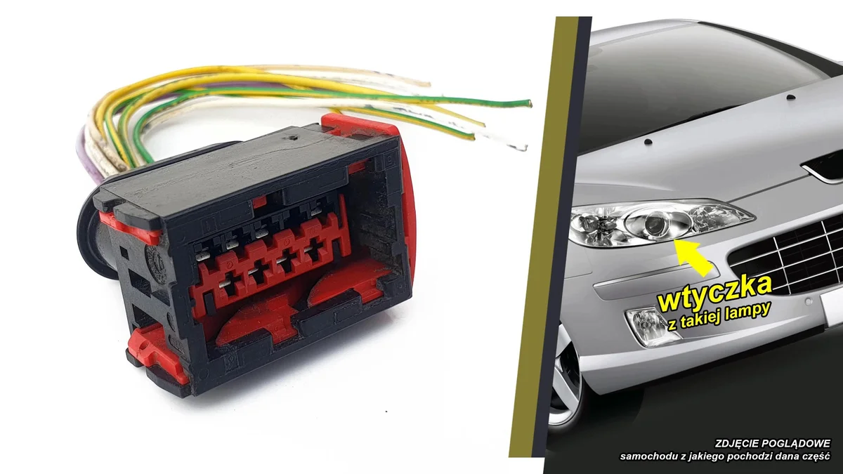 Conector Faro Peugeot 407 KD7160