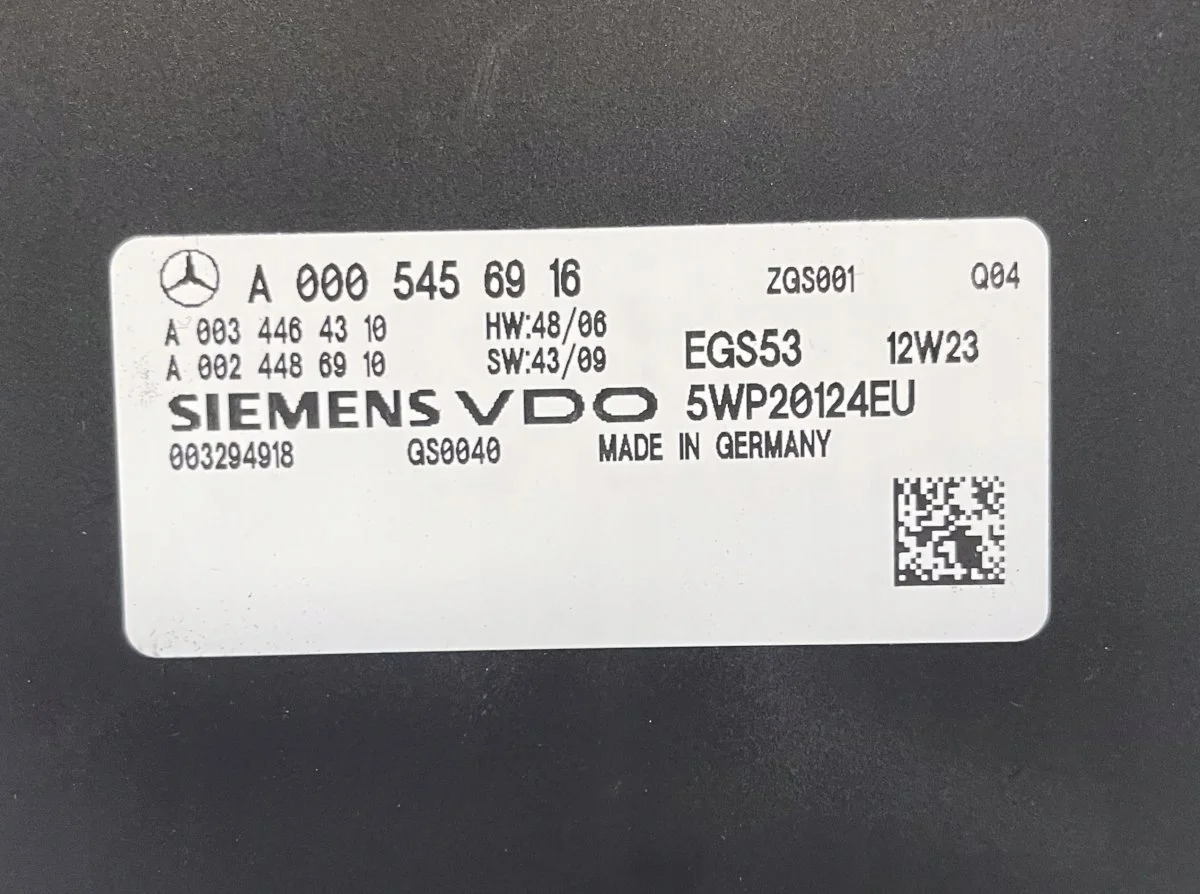 Gearbox Control Unit Mercedes-Benz A0005456916 image 3