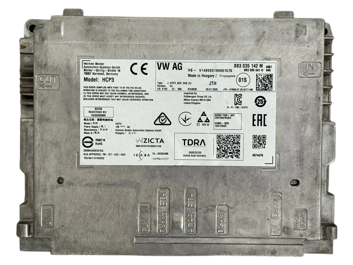 Lecteur Harman Audi A6 C9 8B3035142M CPGROB-6=8B3035142M