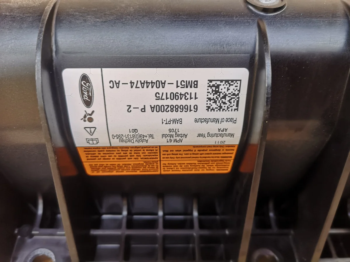 Turvatyyny Ford Focus MK3 BM51-A044A74-AC image 4