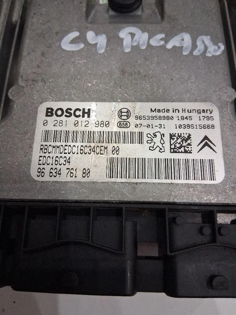 Steuergerät Citroen C4 Picasso 9663476180