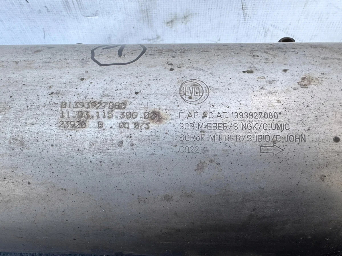 DPF Filter Peugeot 1393927080 image 3