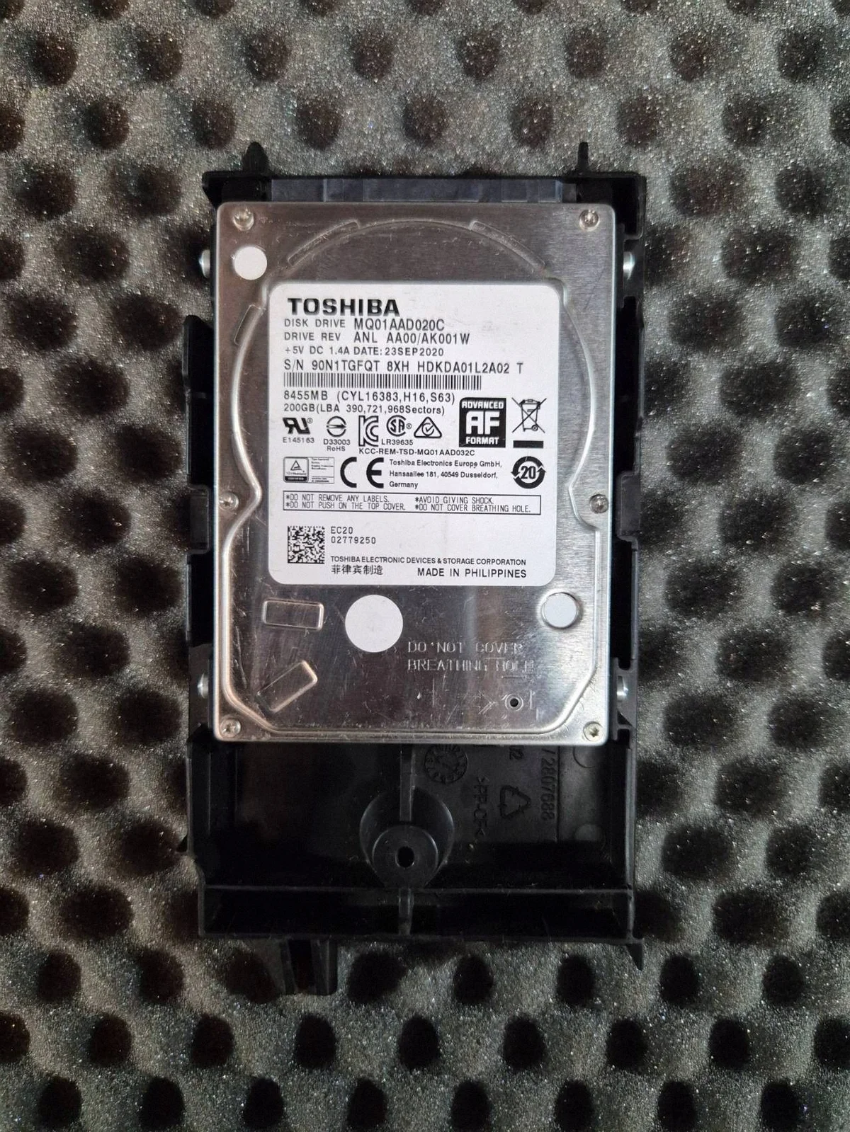 Disque dur Toshiba Mercedes-Benz A0009062911