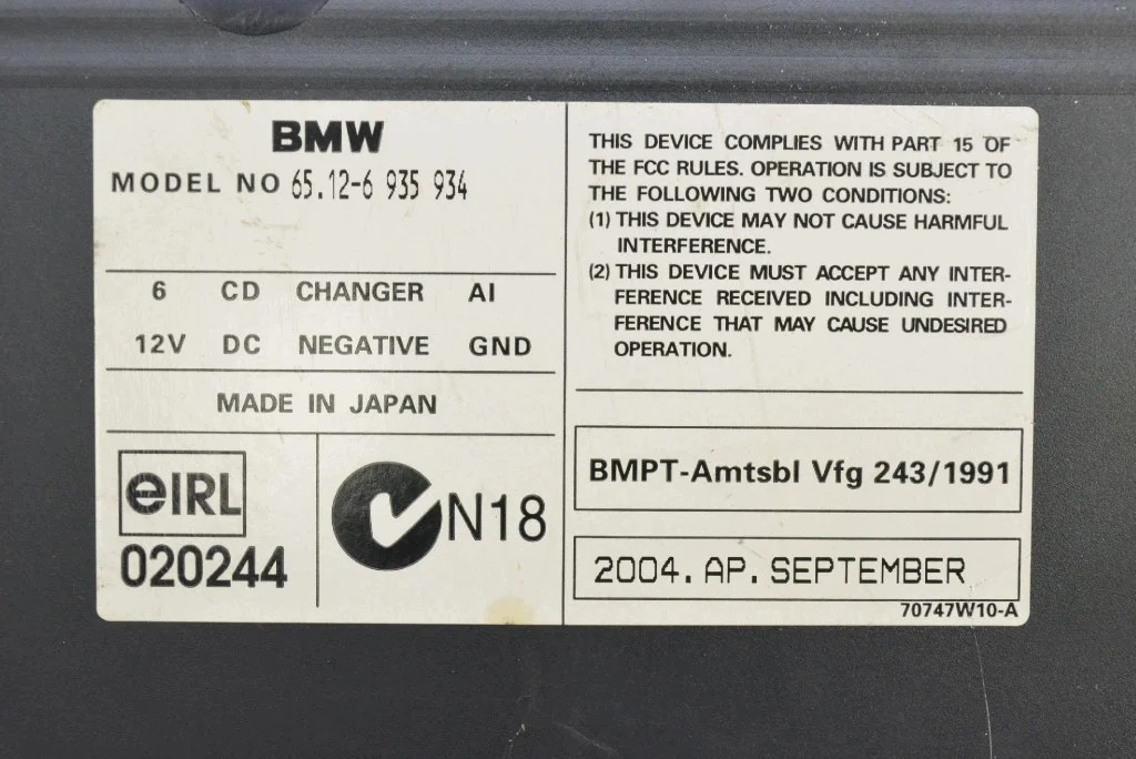 BMW E65 E66 CD-Wechsler 6935934 image 7