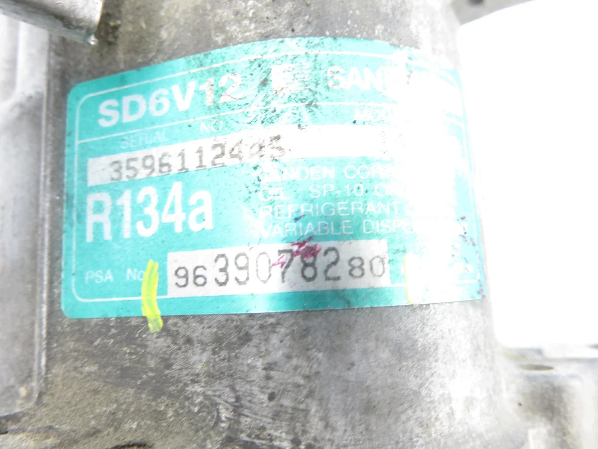 Peugeot 206 2.0 HDI Air Conditioning Compressor M1158090-9639078280