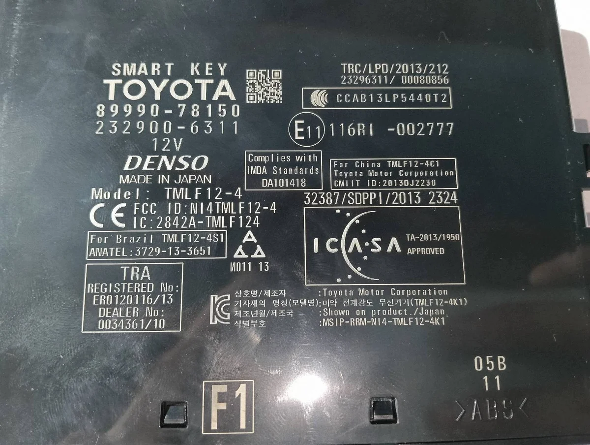Módulo KESSY Lexus NX300 8999078150