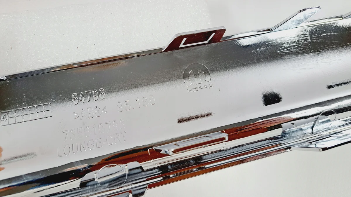 Zierleiste Stoßfänger hinten Fiat 500 L 735619786