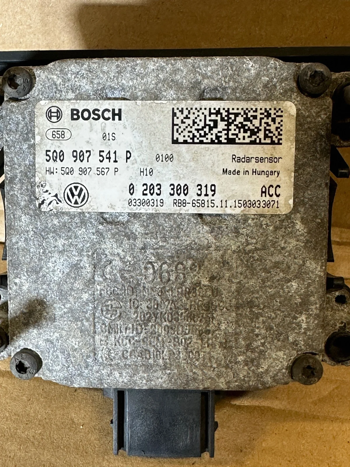 VW Golf 7 / Audi A3 8V Tutkasensori 5Q0907541P image 6