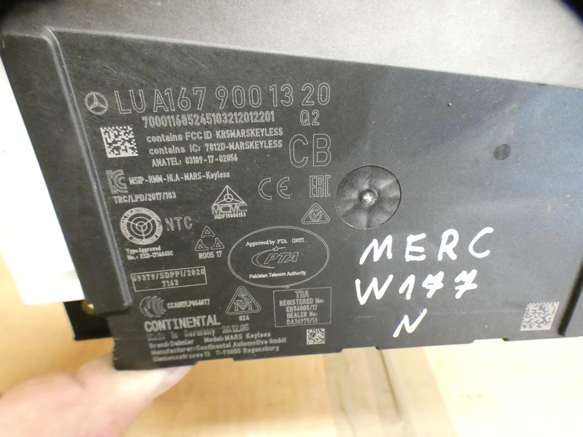 Module de commande Mercedes A W177 W247 A1679001320 image 4