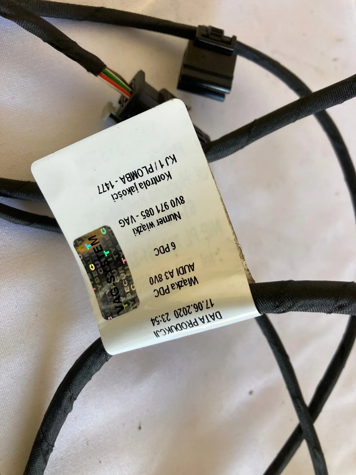 Audi A3 Kabelstam för stötfångare fram 8V0971085G