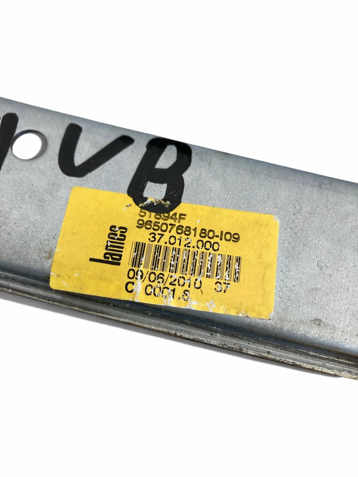 Regulador elevalunas Peugeot 207 manual izquierdo trasero 9650768180XX
