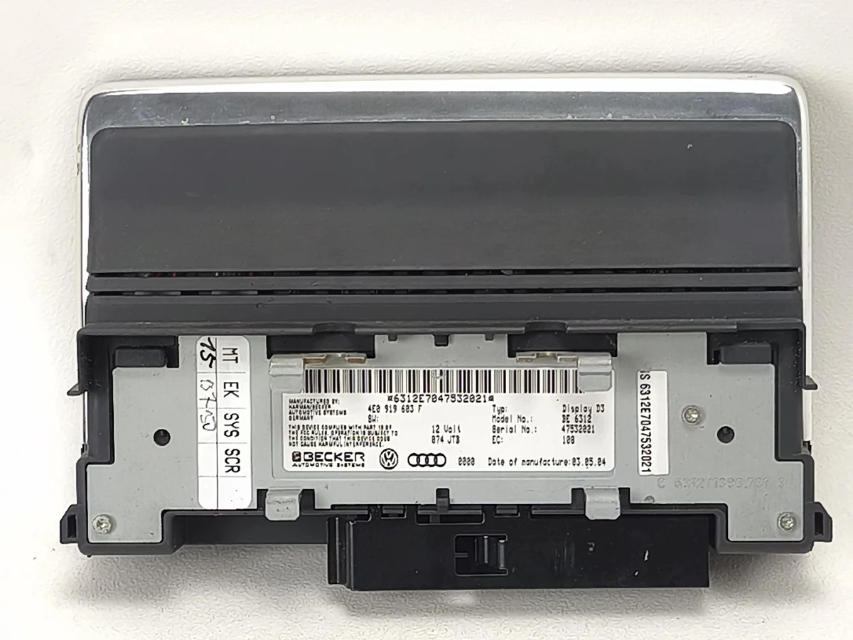 Audi A8 D3 Écran LCD MMI 4E0919603F image 6
