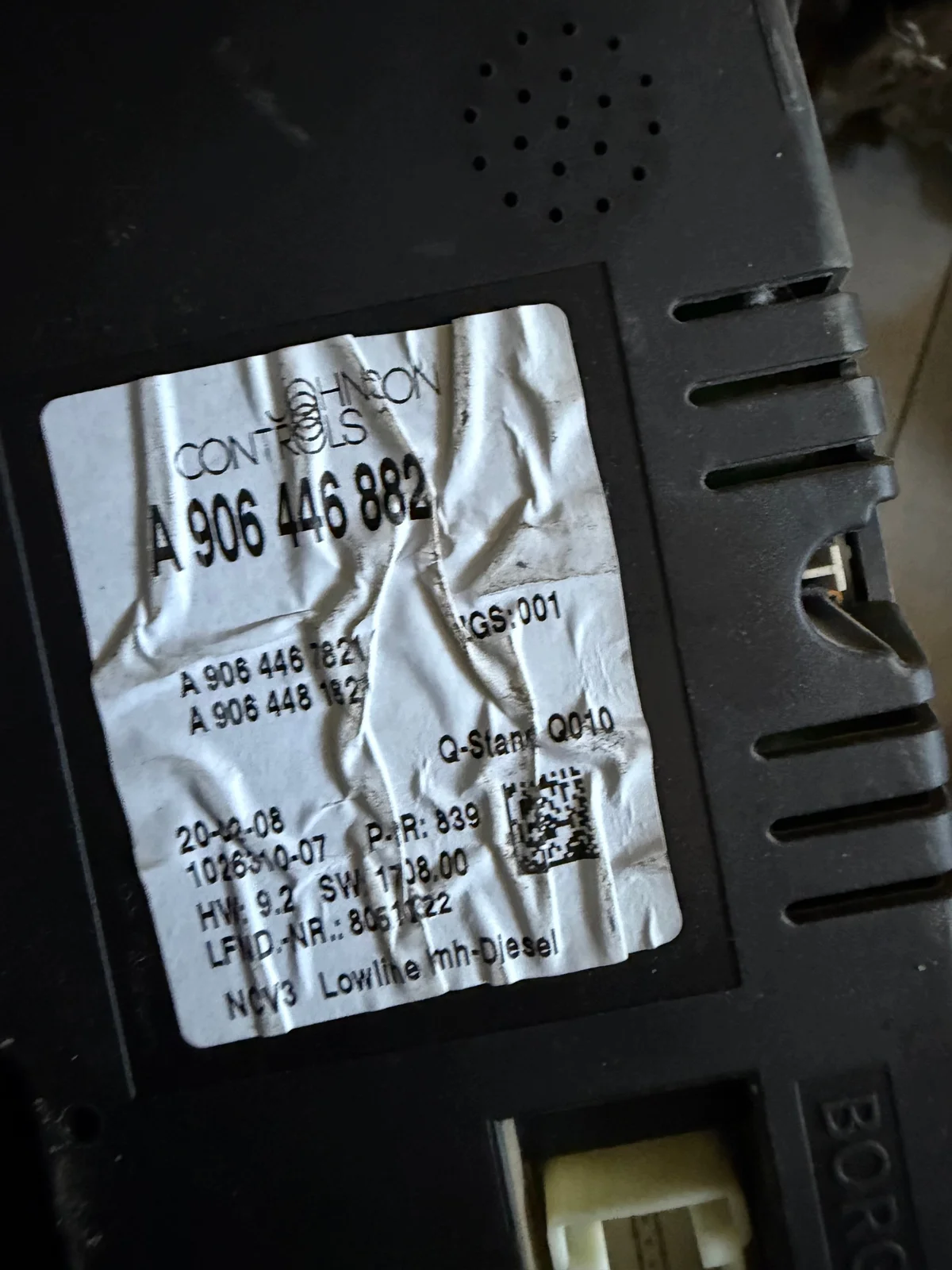 Compteur Mercedes A906446882 image 3