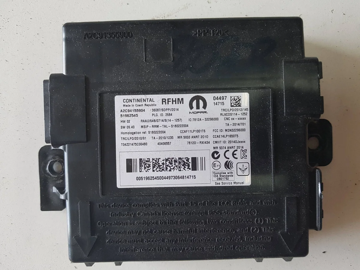 Module RFHM Fiat 500X 51962545 I51962545I