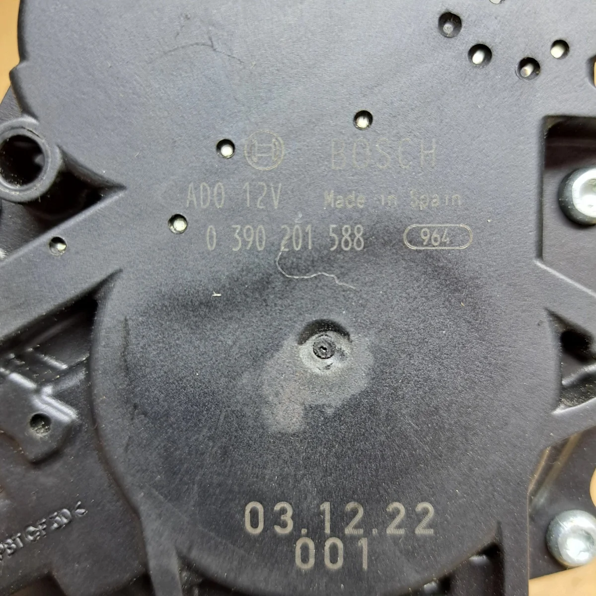 Mazda 3 Rear Wiper Motor 7124119