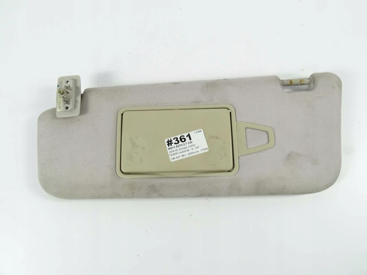 Pare-soleil gauche Mercedes Classe E W211 A2118100910