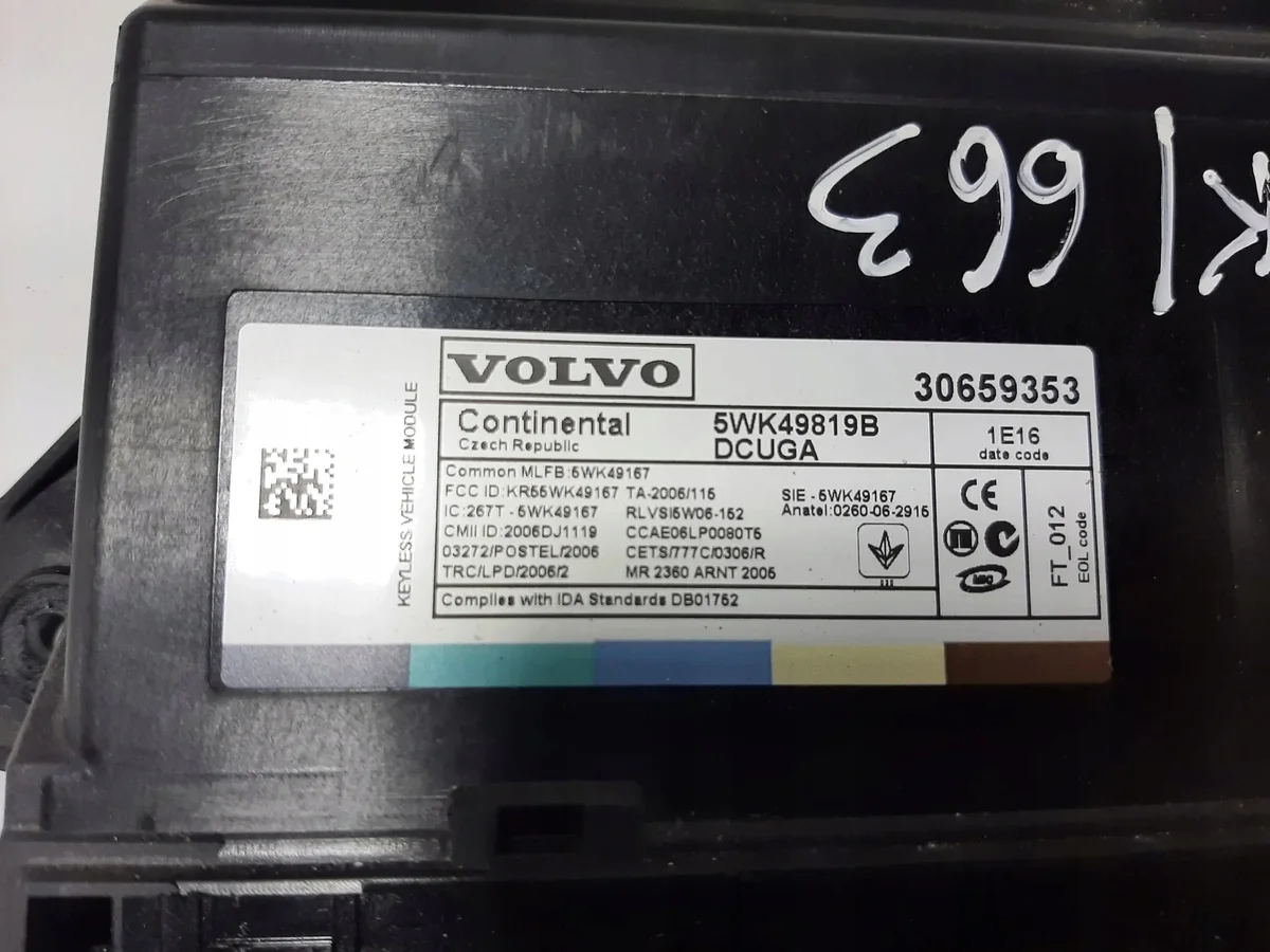 Módulo KESSY Volvo S80 30659353
