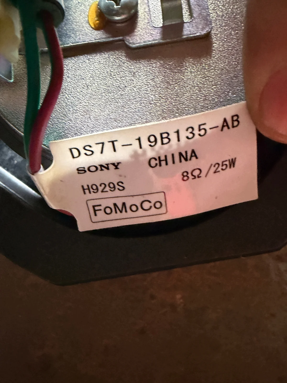 Altavoz Ford Fusion DS7T-19B135-AB