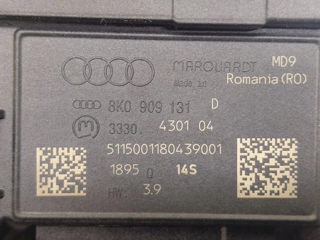 Audi A4 Ignition Switch Insert 8K0909131D image 4